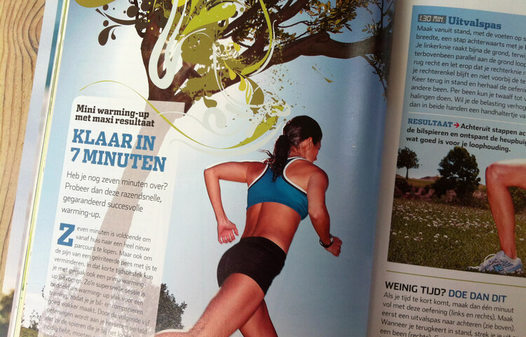 magazine met heldere kleur
