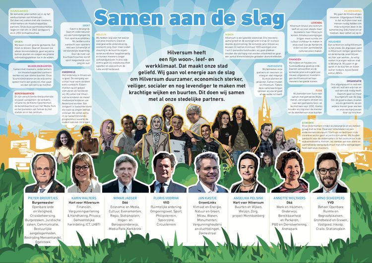 samen aan de slag